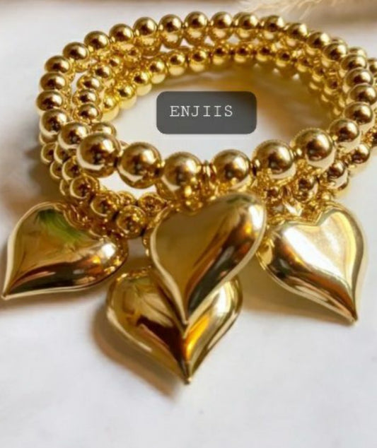 Heart Ball Bracelets